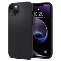 Spigen dėklas Silicone Fit Mag Magsafe iPhone 14 Plus 6,7 juodas