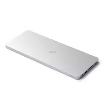 Satechi Slim Dock, skirtas iMac 24" USB-C (USB-C 10Gb, USBA-A 10Gb, 2x USB-A, mikro/SD kortelių skaitytuvas, NVMe SATA lizdas) (sidabrinė)