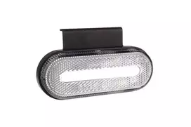 Gabaritinis LED žibintas AMiO OM-01-W ovalus, baltas
