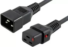 MicroConnect IEC kištukas C20–C19 IEC užrakto maitinimo kabelis