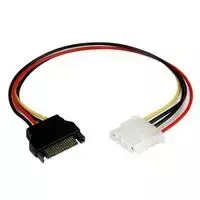 "StarTech Molex" - SATA, 0,3 m, daugiaspalvis (LP4SAFM12)