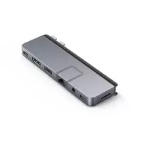 Targus Hiper | HyperDrive DUO PRO 7-in-2 USB-C šakotuvas, skirtas MacBook Air / Pro 2016-2020 | Ethernet LAN (RJ-45) jungtys 1 | HDMI jungtys kiekis 1