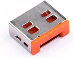 Smart Keeper Carruzzo Smartkeeper UL03P2OR jungčių blokatorius Prievadų blokatorius USB A tipo Oranžinė Plastikas 100 vnt