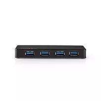 Nedis USB šakotuvas | 4 uosto prievadas (-iai) | USB3.2 Gen1 | Maitinimas iš tinklo / USB maitinimas | 4x USB