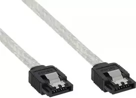 InLine SATA - SATA, 0,75 m, Pilka (27307R)