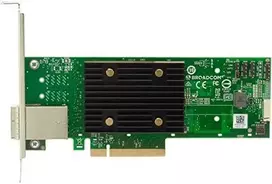 Vidinis SAS Adapteris - Broadcom HBA 9500-8e PCIe Žalias/Pilkas