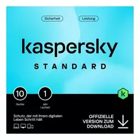 Kaspersky Standard Anti-Virus [10 Geräte - 1 Jahr]