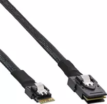 InLine ® Plonas SAS kabelis, SFF-8654 zu Mini SAS SFF-8087, 12Gb/s, 0,5 m