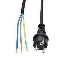 Solight flekso kabelis, 2,5 m, 3 x 2,5 mm2, guminis H07RN-F3, juodas