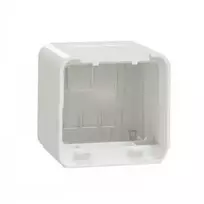 SCHNEIDER ELECTRIC UNICA SYSTEM+ END PIECE Baltas