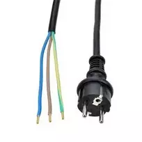 Solight flekso kabelis, 10m, 3 x 1,5mm2, guminis H07RN-F3, juodas