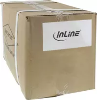 InLine 25vnt maitinimo kabelis. pakuotė Bulk-Pack ® Maitinimo kabelis, CEE7/7 kampu IEC-C13, juodas, H05VV-F, 3x0,75mm², 3m