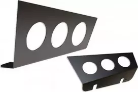 Mtuning_A Papildomas indikatorius lentyna 3x52mm BMW E30 VDO laikrodžiai