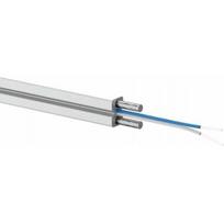 Kabel światłowodowy wewnętrzny FTTH 2 wł. ze złączami SC, SM 9/125 OS2 G57A1, Eca, LSOH, biały, 1km | DK-D3902-SC-W | 4016032484776