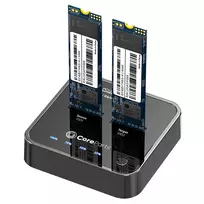 HUB USB CoreParts CoreParts MS-CLONER-NVME doko stotelė USB 3.2 Gen 2 (3.1 Gen 2) Type-C Juodas kietiesiems diskams