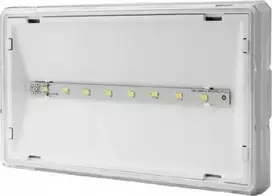 AWEX avarinis šviestuvas EXIT M LED 1W 1h dvigubos paskirties AT baltas ETE/1W/C/1/SA/AT/WH