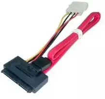 Kabelis - LINDY SATA Duomenų ir Maitinimo Kabelis 0.5m 6Gbps