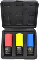 AW-Tools Smūginė sukimo galvutė AWTools AW38651BL; 1/2''; 17-19-21 mm; 3 vnt.