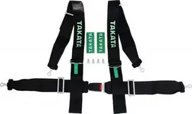 MTuning_F Sporto diržai 4p 3 "Juoda - Takata Replika