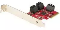 „StarTech SATA PCIE“ plokštė – 6 prievadų (6GB/s) / PCIE SATA išplėtimo plokštė ASM1166