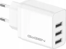 Įkroviklis GoGEN ACH301W jungiama į tinklą 3x USB-A 3,1 A