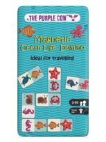 Stalo žaidimas Purple Cow Magnetic Ocean Life Domino 6916, LT LV EE