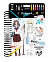 Kūrybinis tapybos rinkinys Buki France Professional Studio Manga, įvairių spalvų