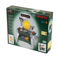 Žaislinis meistro įrankių rinkinys, meistro darbo stalas Klein Bosch Mini, žalia sp.