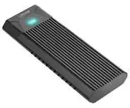 Kieszeń InLine® USB3.2 Gen.2 USB Type-C į M.2 SSD (PCIe NVMe & SATA) korpusas NEMOKAMAI