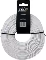 FOUR Connect 4-NS10WH12 Nylonsock Baltas 12/25mm 10m