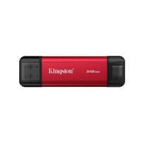 Kingston Dual Portable Solid-State Drive, USB Type-A and Type-C | 512GB | Solid-state drive interface USB 3.2 Gen 2 | Read speed 1050MB/s | Write speed 950MB/s | SPSD/512GB | 740617352207