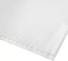 Brett Martin Kanalinis polikarbonatas 6 mm skaidrus (pagamintas ES) - 1,05 m - 6 m