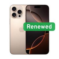 Apple Renewed Grade C | Apple iPhone 16 Pro Max | Desert Titanium | 6.9 " | OLED | 256GB | 5G | iOS | RAPip16pm-6dt42O | 4770070883402