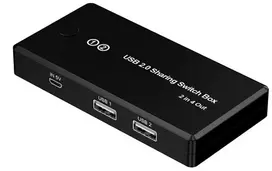 Spacetronik KVM spausdintuvo USB 2/4 jungiklis SPU-KVM02