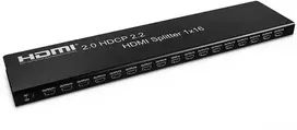 Spacetronik 1x16 SPH-RS116_V20 4K 60 Hz HDR HDMI skirstytuvas
