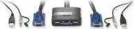 Level One LevelOne KVM Switch 2x USB KVM-0223 su garsu - KVM-0223