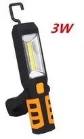 Lempa darbinė akumuliatorinė 3W COB LED+1W LED