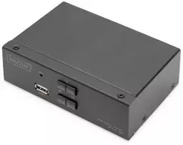 „Digitus Switch“ „Digitus KVM 2x1 DP“ jungiklis, DP išvestis, USB garsiakalbis