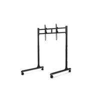 Next Level Racing Floor stand | Round Tube Freestanding Single Monitor Stand | Up to 65 " | Height adjustment, Tilt | Maximum weight (capacity) 50 kg | Black | NLR-R010 | 9359668000947