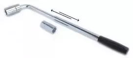 Satra Ratų raktas 17x19mm 21x23mm teleskopinis 340-480mm rinkinys