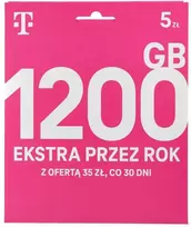 Gsm City „Starter 5 PLN T-Mobile“ be apribojimų