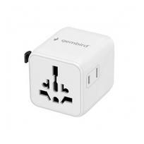 Gembird  Universal travel power adapter | TPA-INT-01-W | Travel adapter | TPA-INT-01-W | 8716309134910