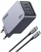 UGREEN Nexode Pro, 100W, 3 prievadų GaN greitasis įkroviklis