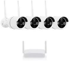Smartwares Belaidė kamerų sistema 4 kameros 1080p HDMI + programėlė