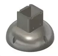 OEM TP-LINK laikiklis/dangtelis Tapo C500/C510W/C520WS ant sienos baltas