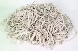 Valiklis Siam Guminė juosta 160x5.0mm balta (500g)