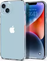 Dėklas SpigenSpigen Crystal Flex / Skystųjų kristalų iPhone 14/15 skaidrus