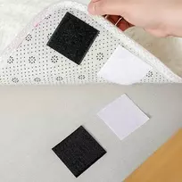 Oem Lipni Velcro tvirtinimui 40x60mm - balta - 5 vnt - lipni juosta