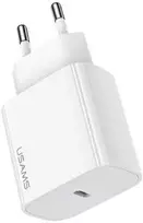 USAMS Laidinis įkroviklis 1xUSB-C T65 PD20W (only head) PD Fast Charging baltos spalvos CC226TC01 (US-CC226)