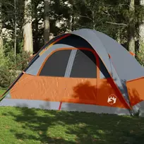 Šeimos palapinė, oranžinė, šešiavietė, kupolinė
